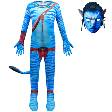 Déguisement Enfant Avatar Jake Sully Combinaison+Masque Costume